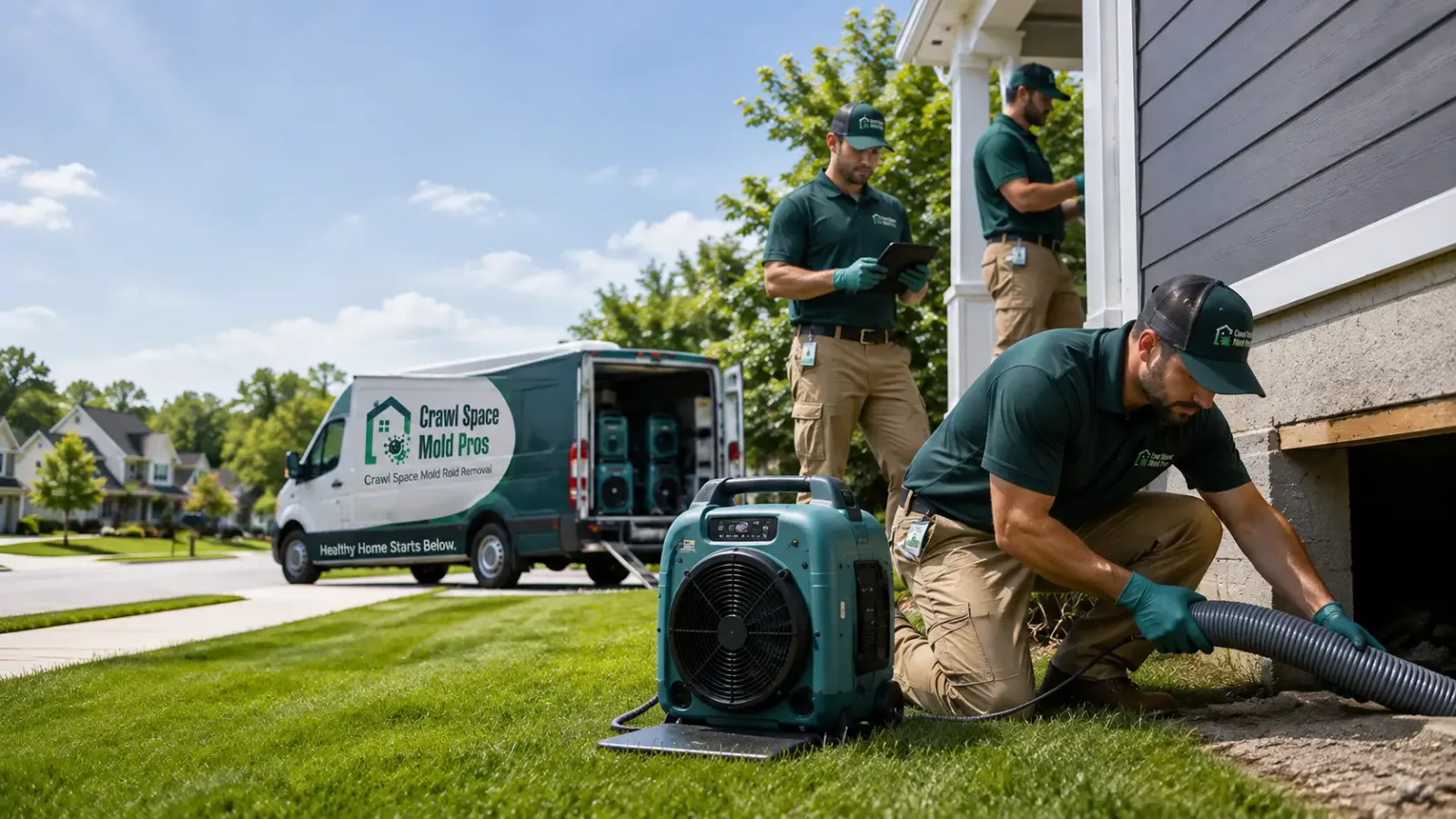 Crawl Space Mold Removal in Moscow, IA